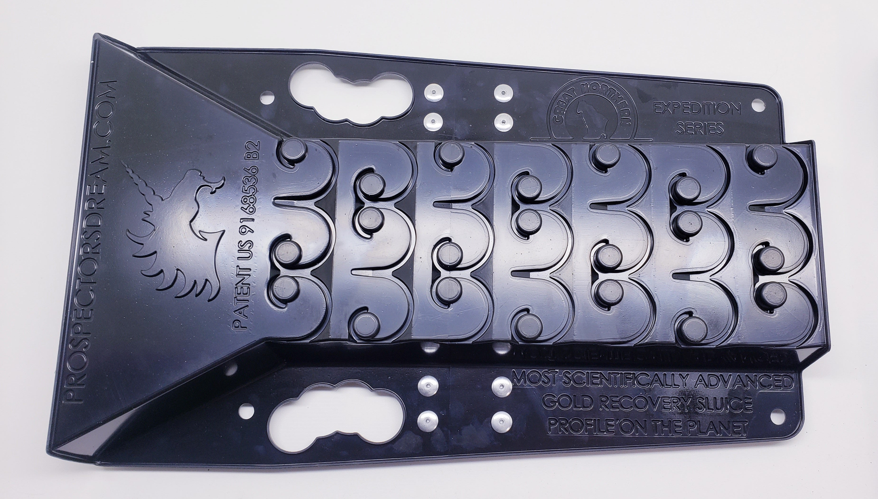 6X22 Expedition Sluice Box - Vortex Dream Mat | Gold Prospecting Equipment (Green)