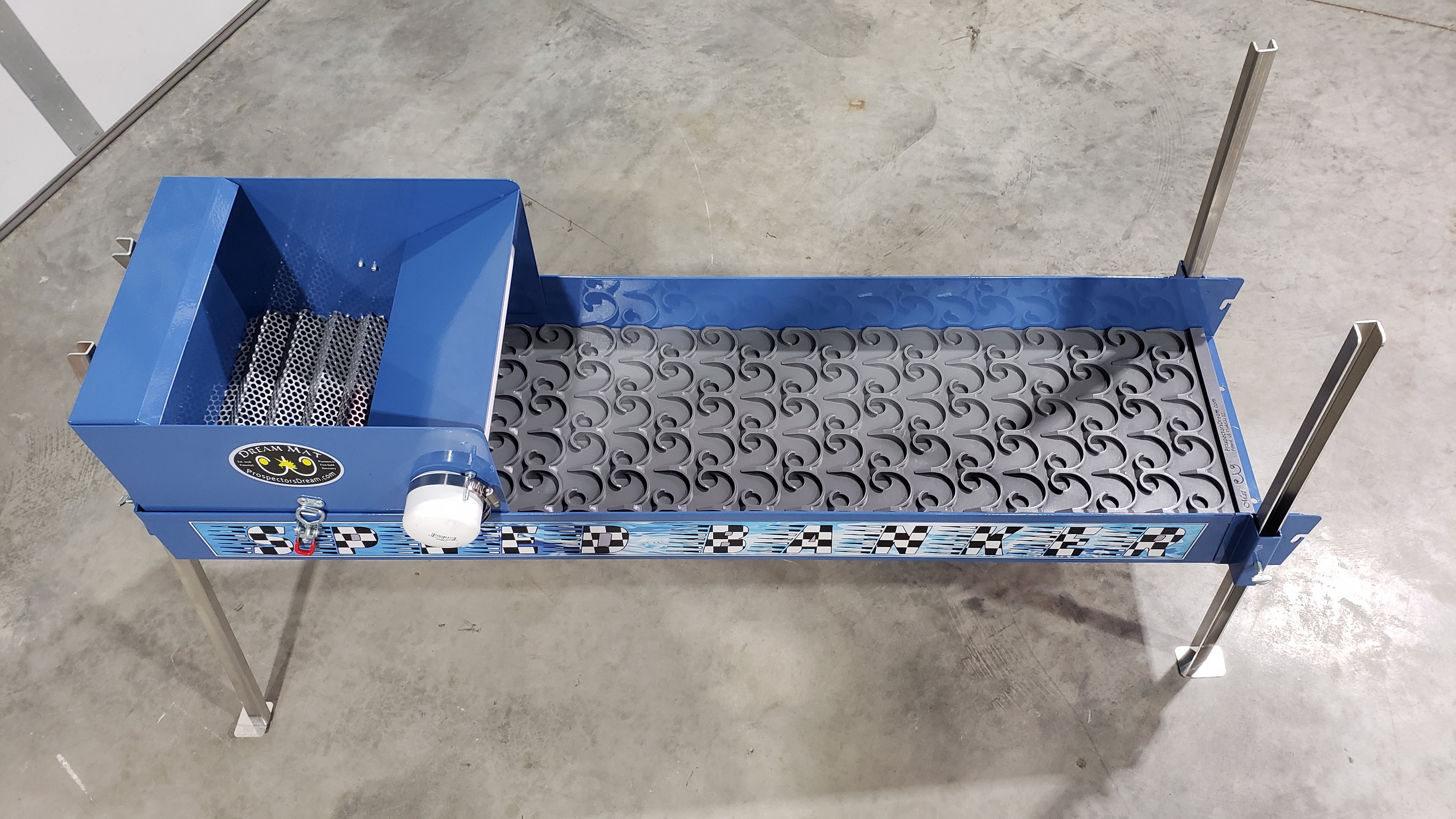 12x42 Speed Banker Unclassified Power Sluice with Dream Mat | Gold Mining Equipment