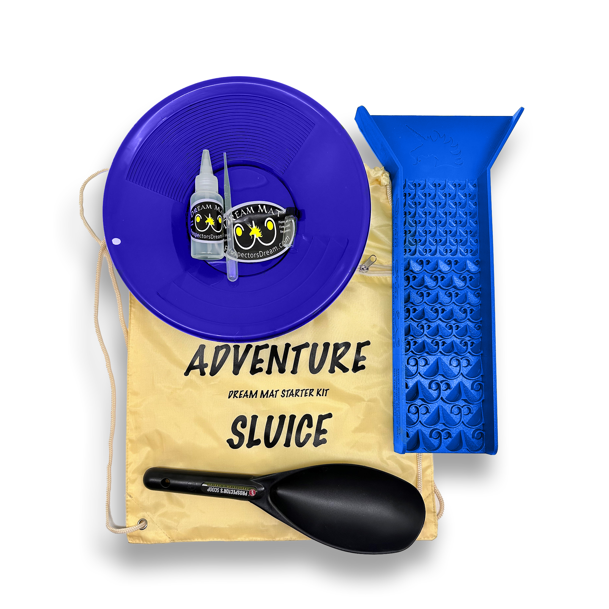 Adventure Sluice Box Gold Pan Kit | Gold Prospecting Equipment