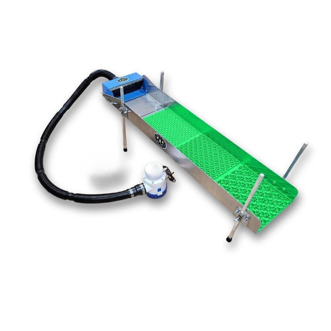 10X47 Power Sluice Box Kit with Dream Mat + 18" leg Kit | Gold Prospecting Equipment