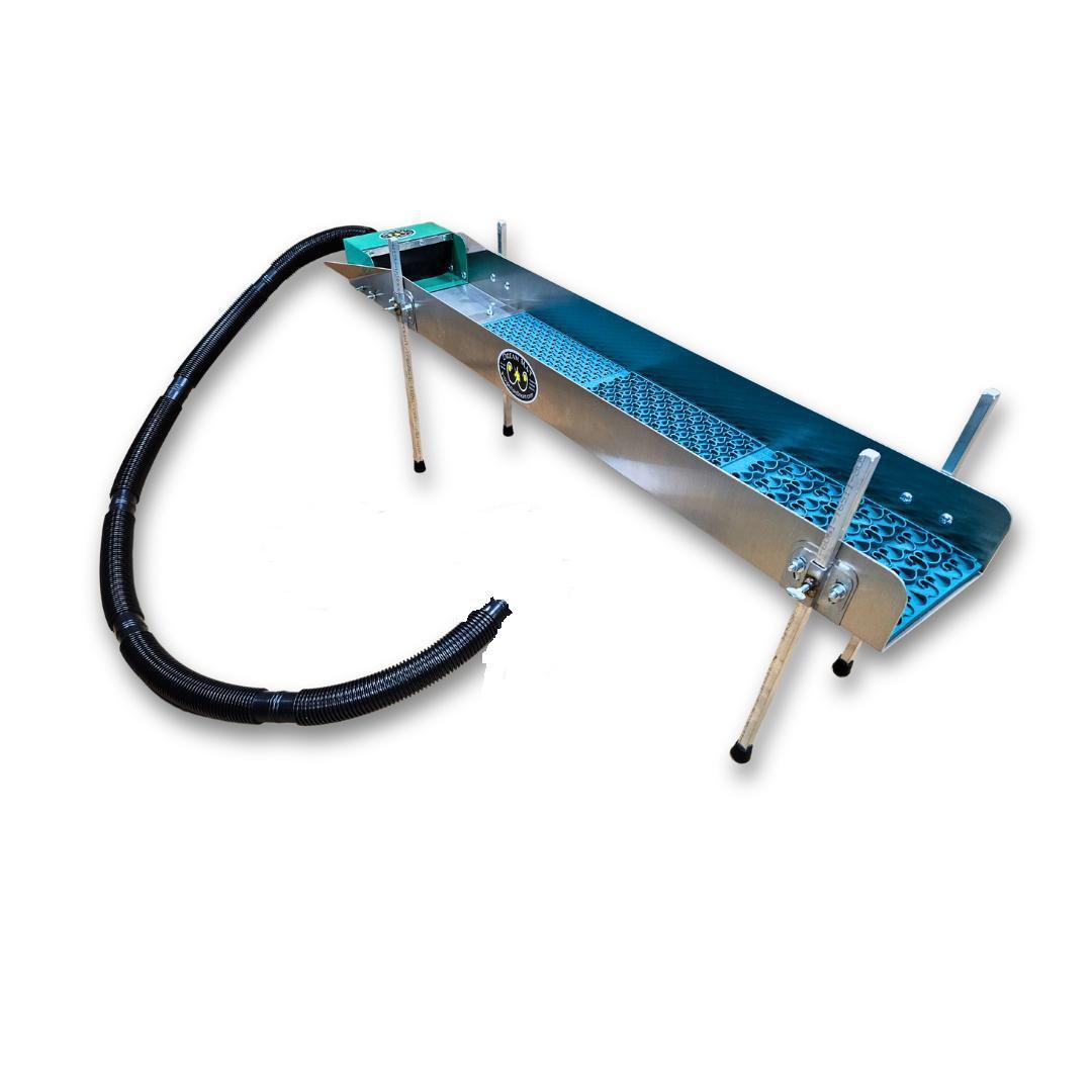 8X47 Power Sluice Box Kit with Dream Mat + 18" leg Kit | Gold Prospecting Equipmen