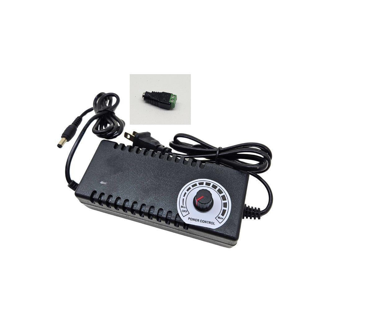 Adjustable Power Supply 5 Amp 3V-12 Volt w/ connector