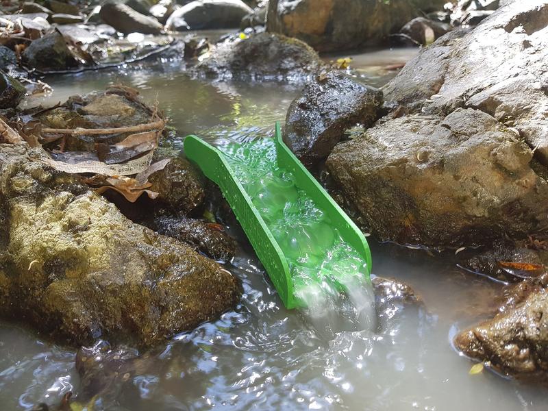 Mini Pocket Sluice Box with Dream Mat | Gold Prospecting Equipment