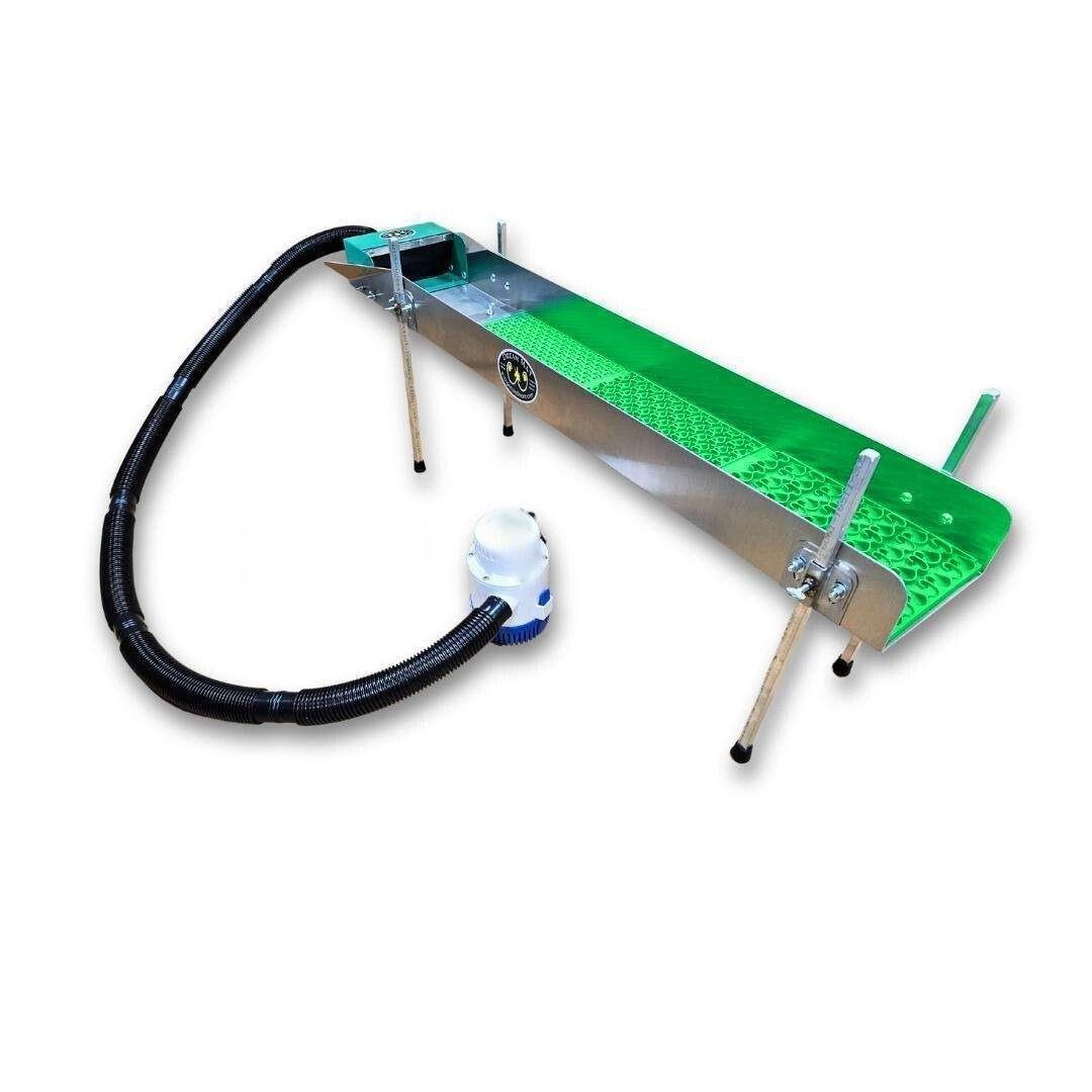 8X47 Power Sluice Box Kit with Dream Mat + 18" leg Kit | Gold Prospecting Equipmen