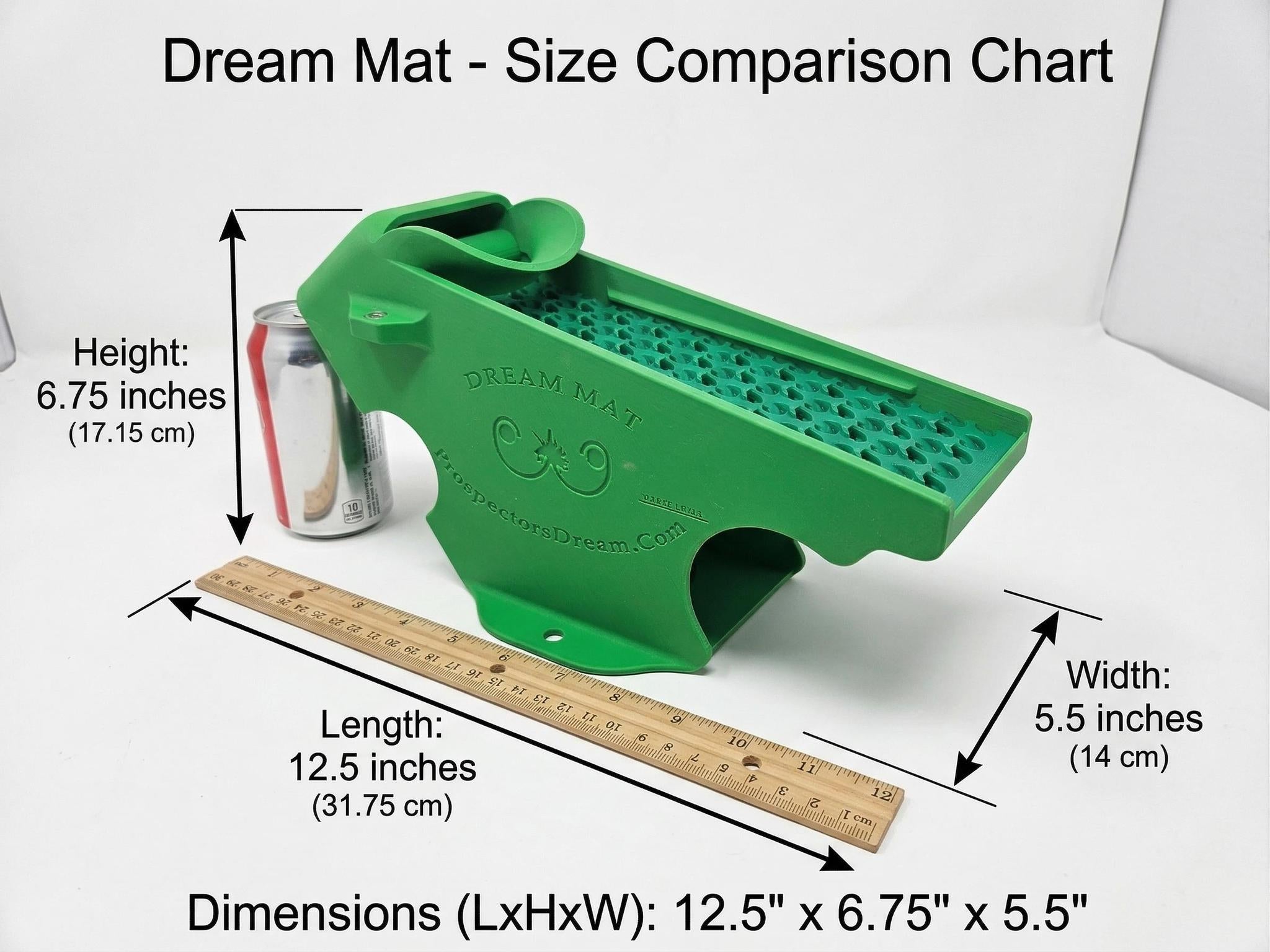 Gold Clean Up Buddy - Dream Mat Exclusive Sluice Box | Gold Prospecting Equipment