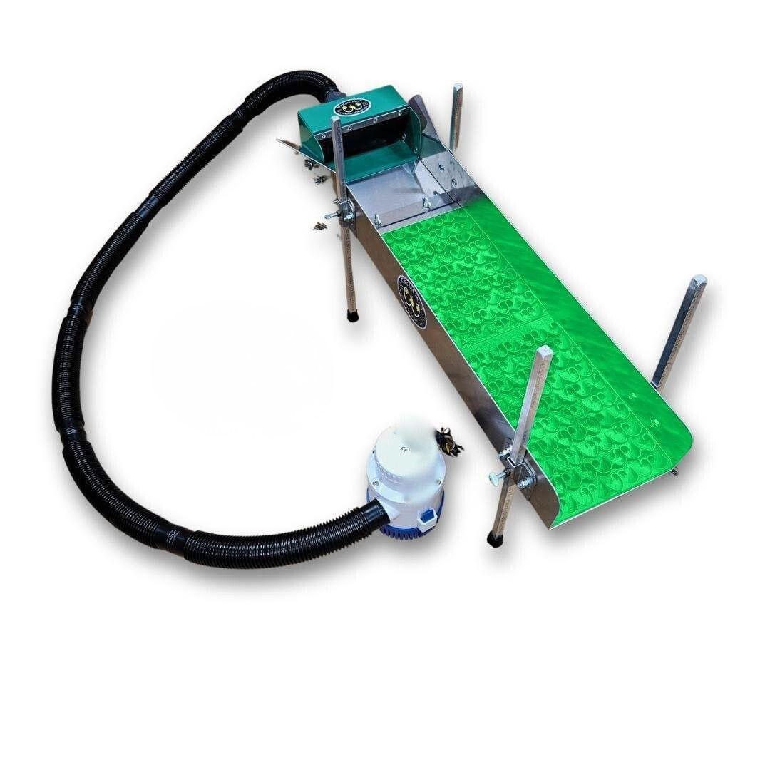 8X35 Power Sluice Box Kit with Dream Mat + 18" leg Kit | Gold Prospecting Equipment